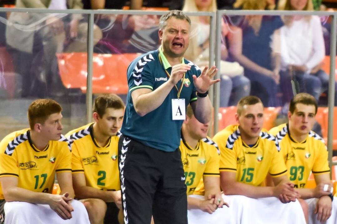 Europos vyrų rankinio čempionato atranka: Lietuva – Danija
