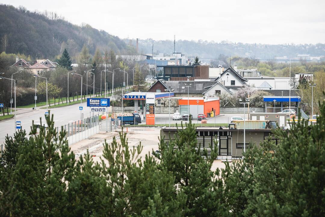 Kauno kempinge tęsiami darbai