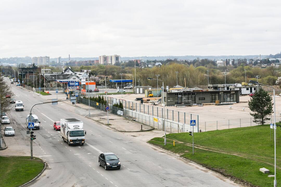 Kauno kempinge tęsiami darbai