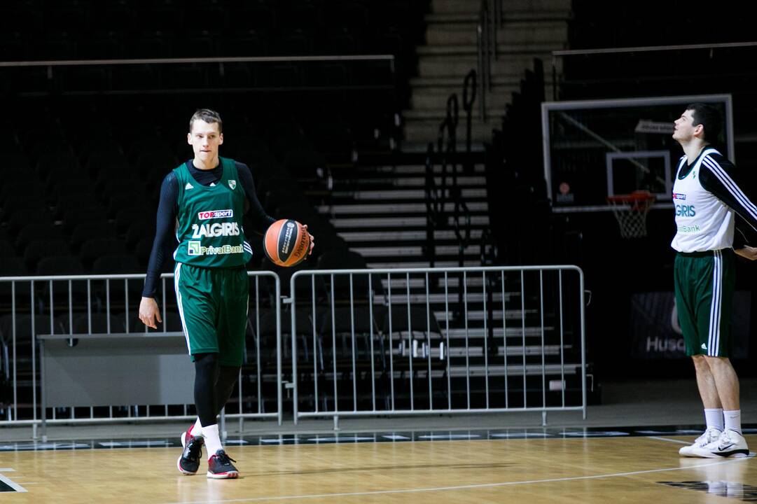 "Žalgirio" treniruotė prieš susitikimą su Miuncheno „Bayern“