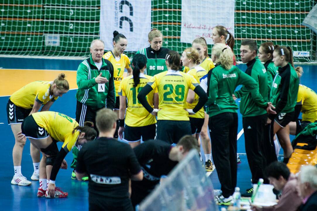 Europos taurės moterų rankinio varžybos ACME "Žalgiris" - HC "Karpatai"