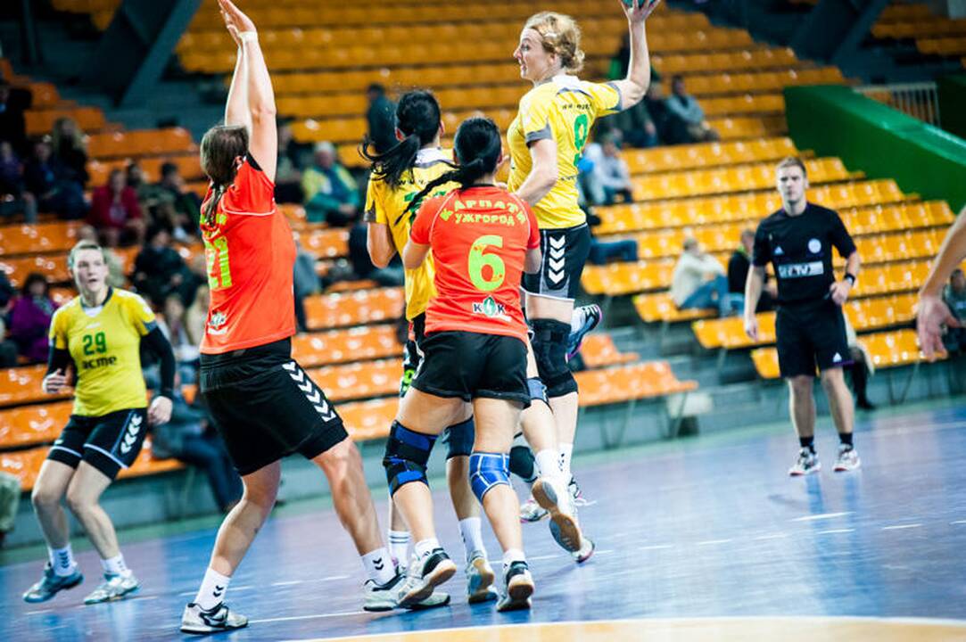 Europos taurės moterų rankinio varžybos ACME "Žalgiris" - HC "Karpatai"