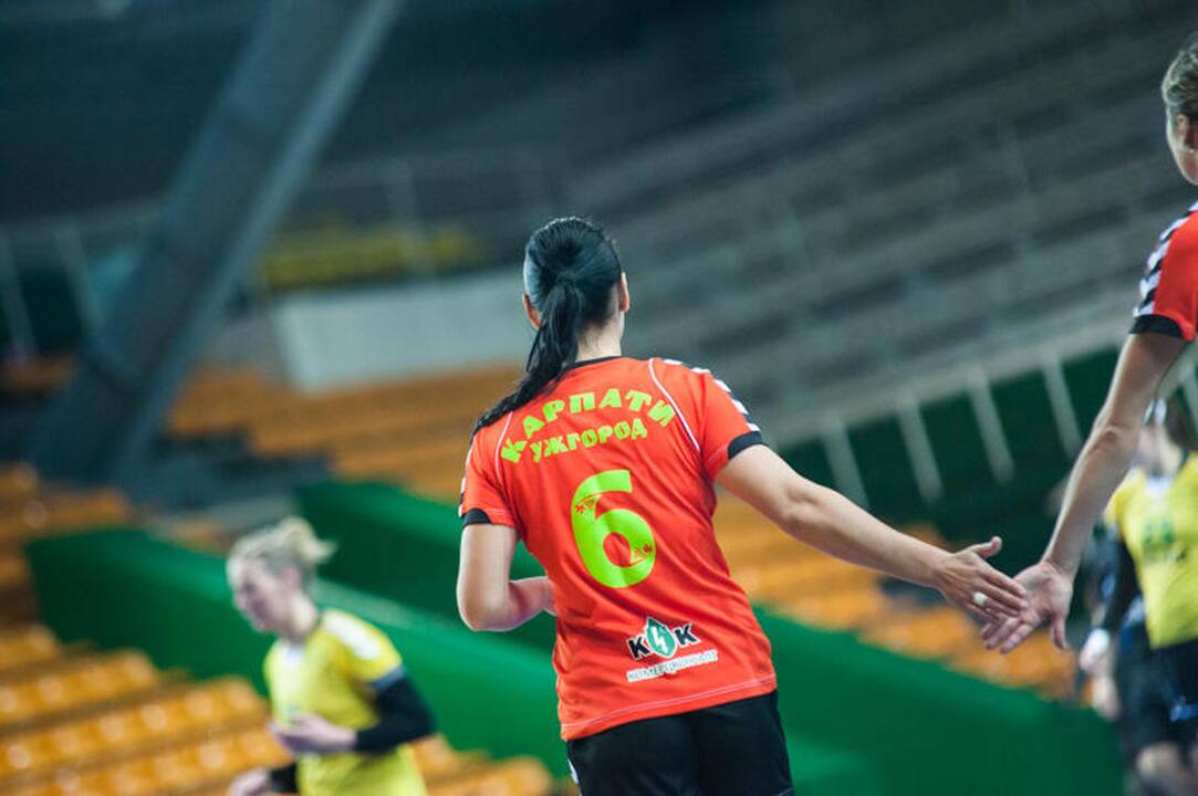 Europos taurės moterų rankinio varžybos ACME "Žalgiris" - HC "Karpatai"