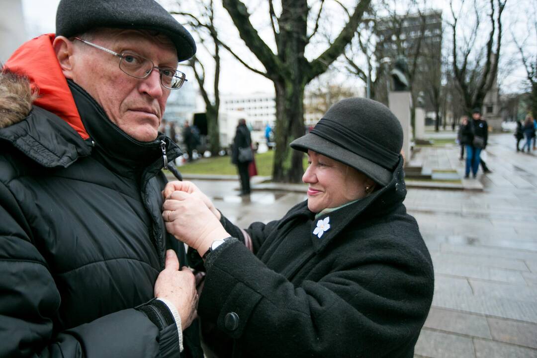 Kaune vyko pilietiškumo akcija „Sveika būk, Laisve!" 