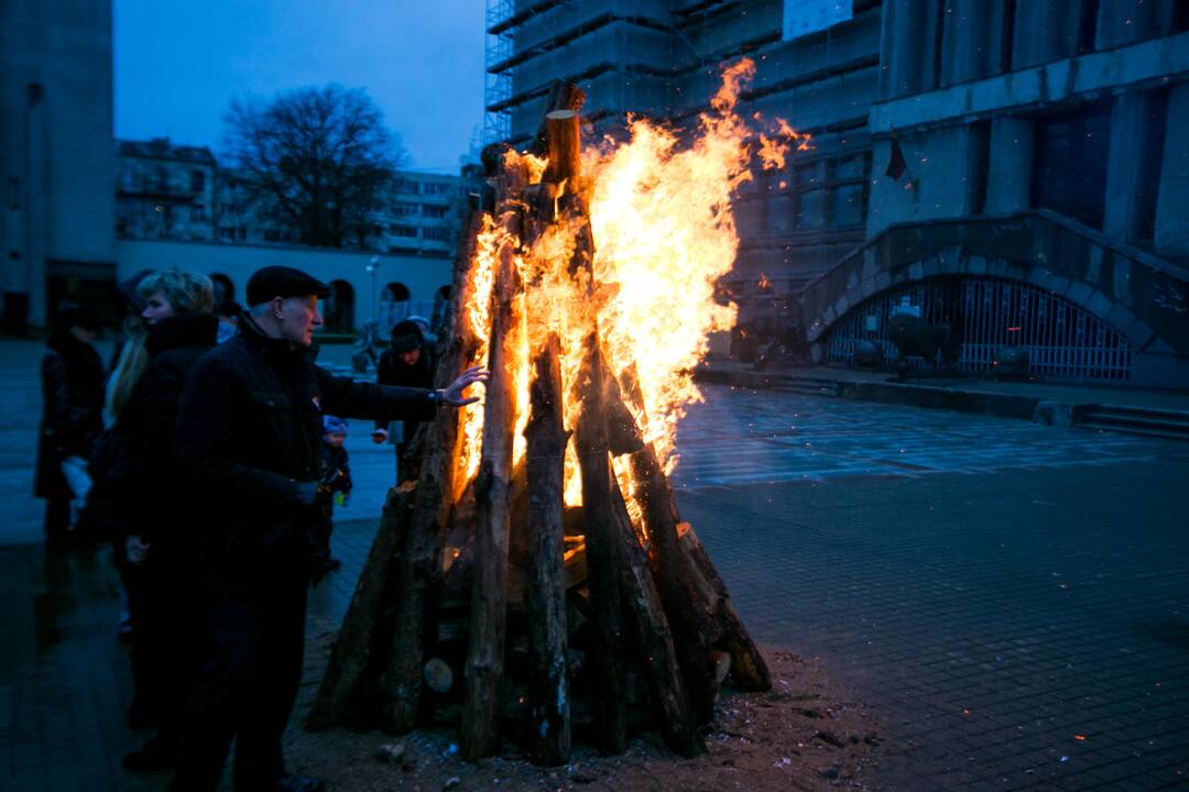 Kaune vyko pilietiškumo akcija „Sveika būk, Laisve!" 