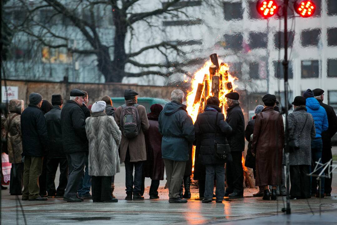 Kaune vyko pilietiškumo akcija „Sveika būk, Laisve!" 