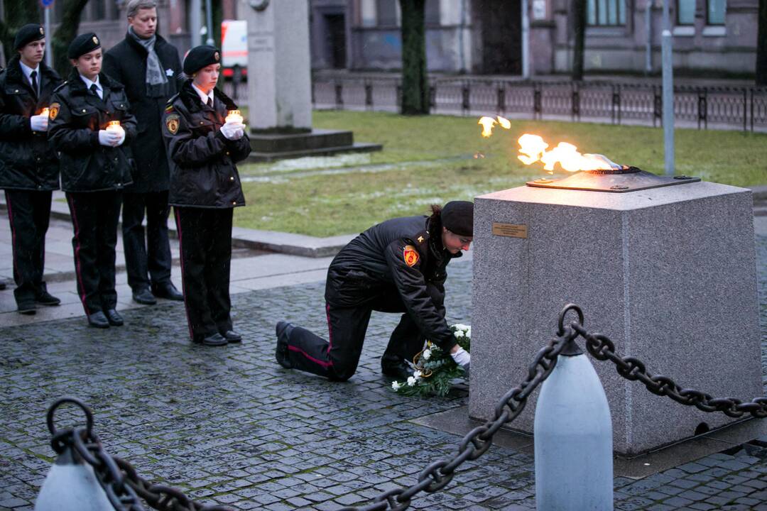 Kaune vyko pilietiškumo akcija „Sveika būk, Laisve!" 