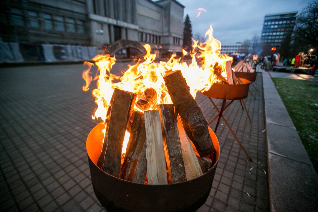 Kaune vyko pilietiškumo akcija „Sveika būk, Laisve!" 