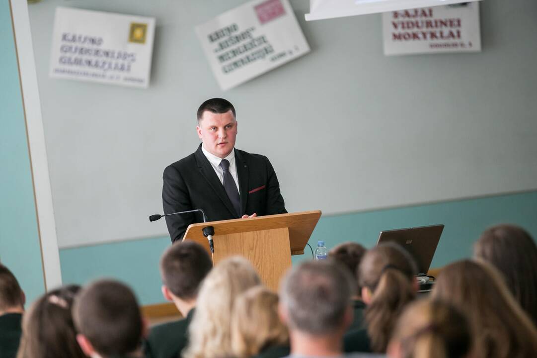 Maironio gimnazijoje- paskaita apie duomenų apsaugą