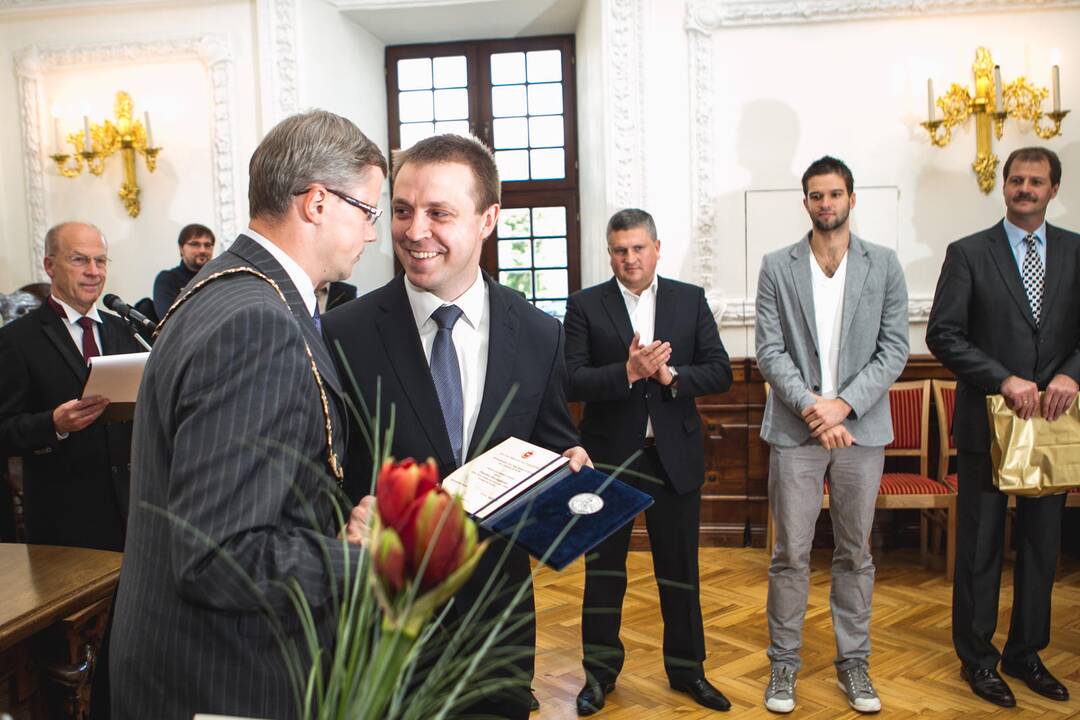 Europos krepšinio vicečempionai pagerbti ir Kaune