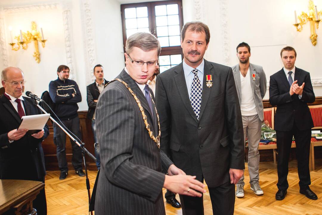 Europos krepšinio vicečempionai pagerbti ir Kaune