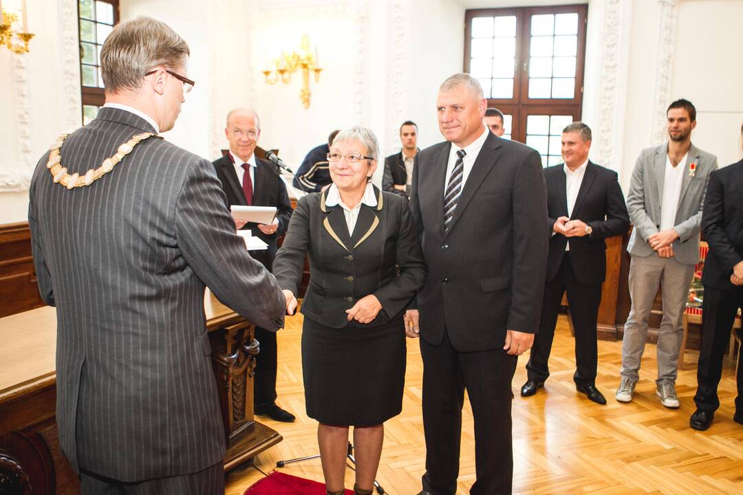 Europos krepšinio vicečempionai pagerbti ir Kaune