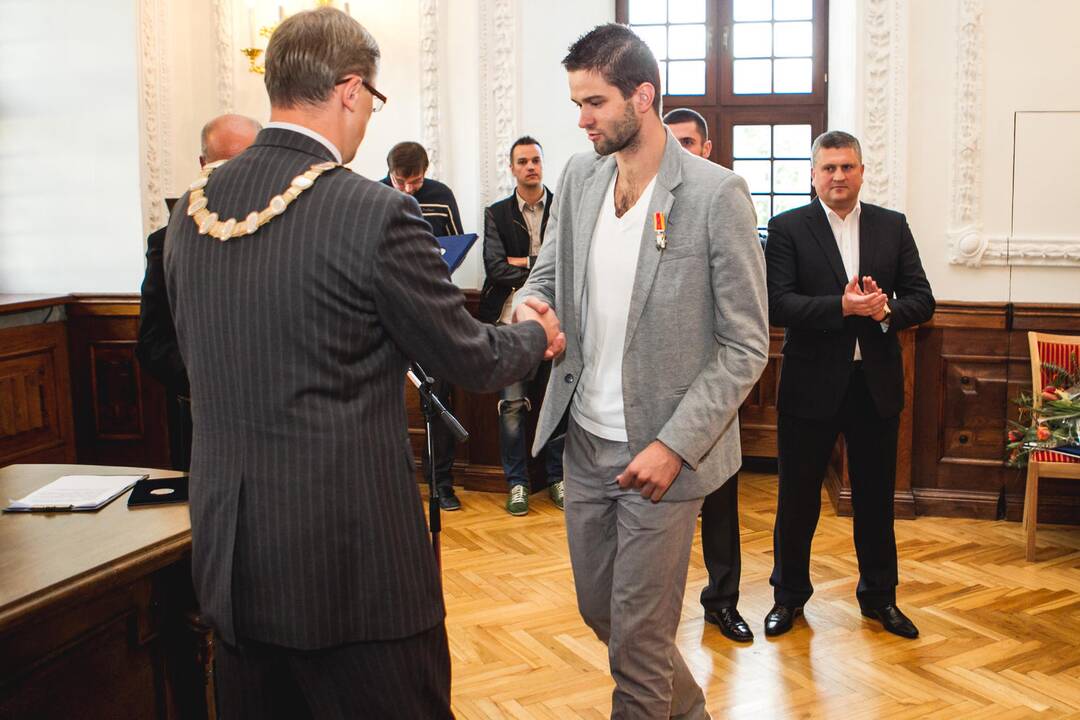 Europos krepšinio vicečempionai pagerbti ir Kaune