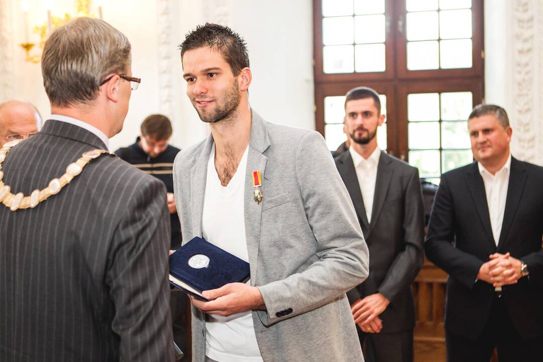 Europos krepšinio vicečempionai pagerbti ir Kaune