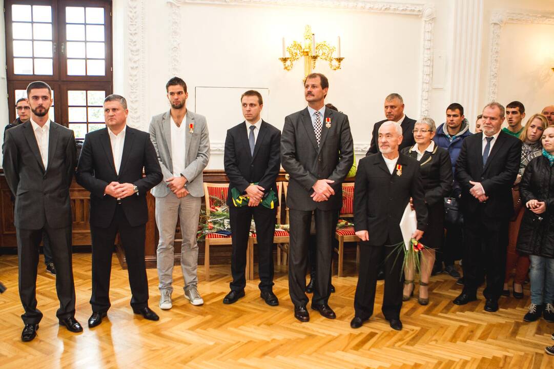 Europos krepšinio vicečempionai pagerbti ir Kaune