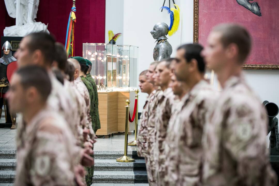 Lietuvos karių sutikimo ceremonija