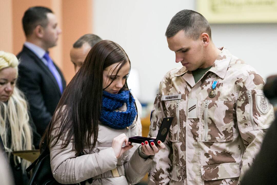 Lietuvos karių sutikimo ceremonija