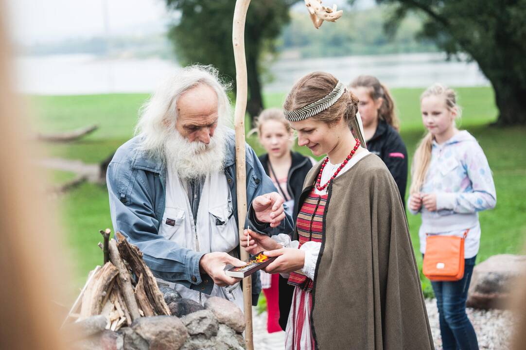 Festivalio "Baltų raštai" ugnies įžiebimas