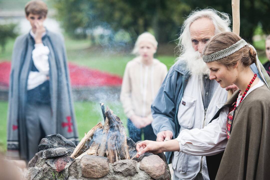Festivalio "Baltų raštai" ugnies įžiebimas