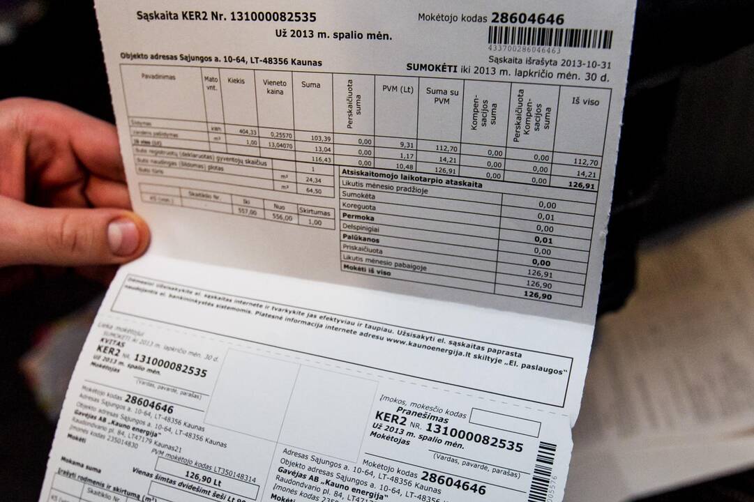 Sąskaitų antirekordiniame name priblokštas studentas: išsikraustau