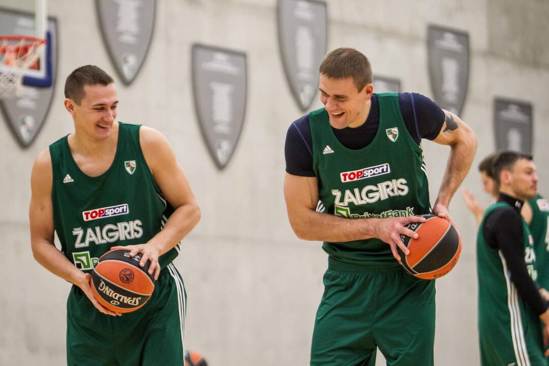 „Žalgirio“ treniruotė prieš susitikimą su Madrido „Real“