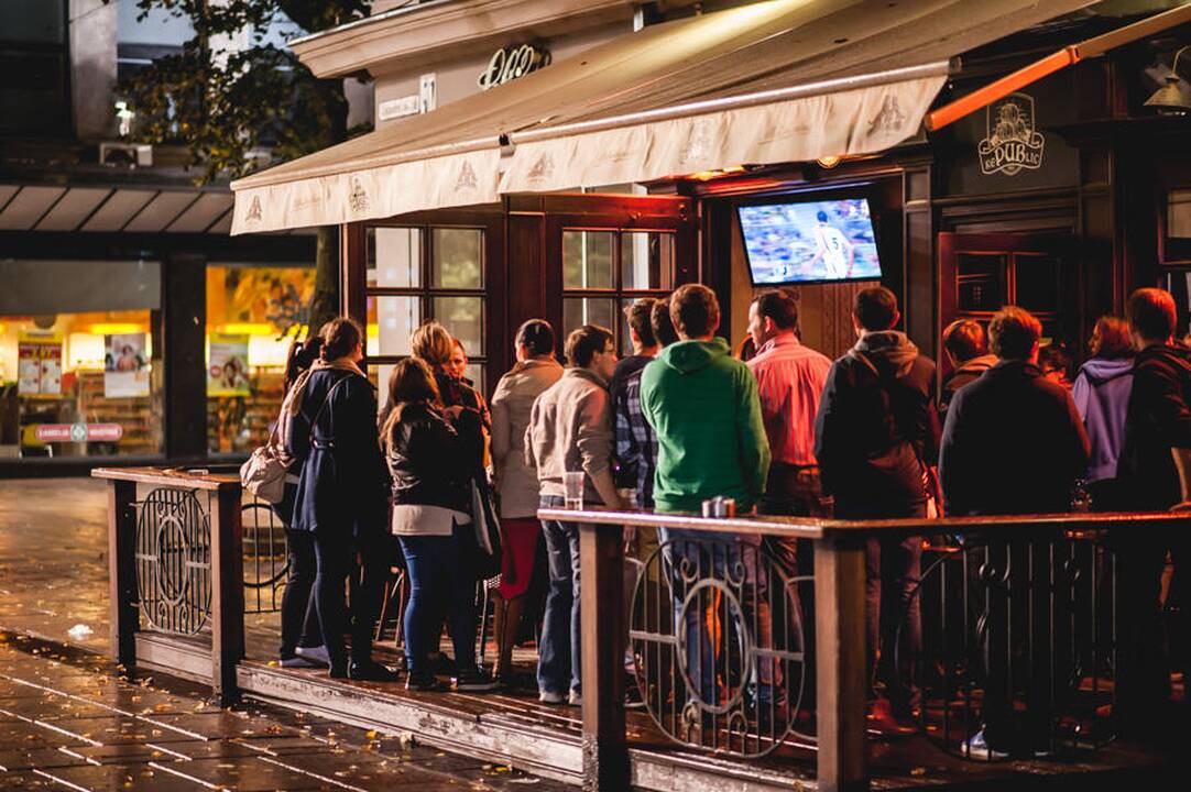 Kauniečiai aktyviai palaikė krepšinio rinktinę