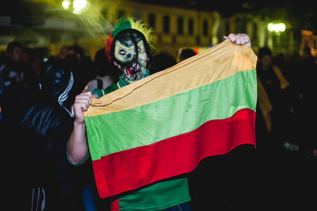 Kauniečiai aktyviai palaikė krepšinio rinktinę