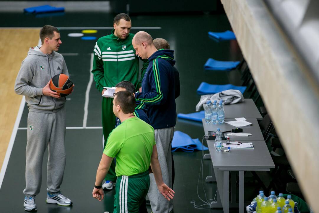 „Žalgirio“ treniruotė prieš susitikimą su Stambulo „Galatasaray“