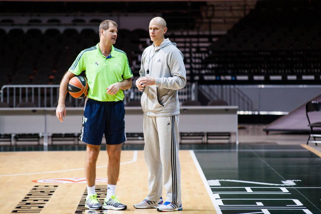 "Žalgrio" treniruotė prieš susitikimą su Bambergo "Brose Baskets"