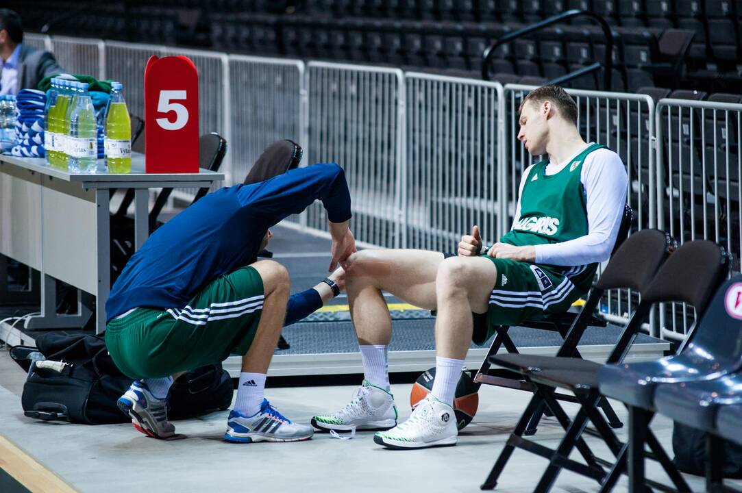 "Žalgrio" treniruotė prieš susitikimą su Bambergo "Brose Baskets"