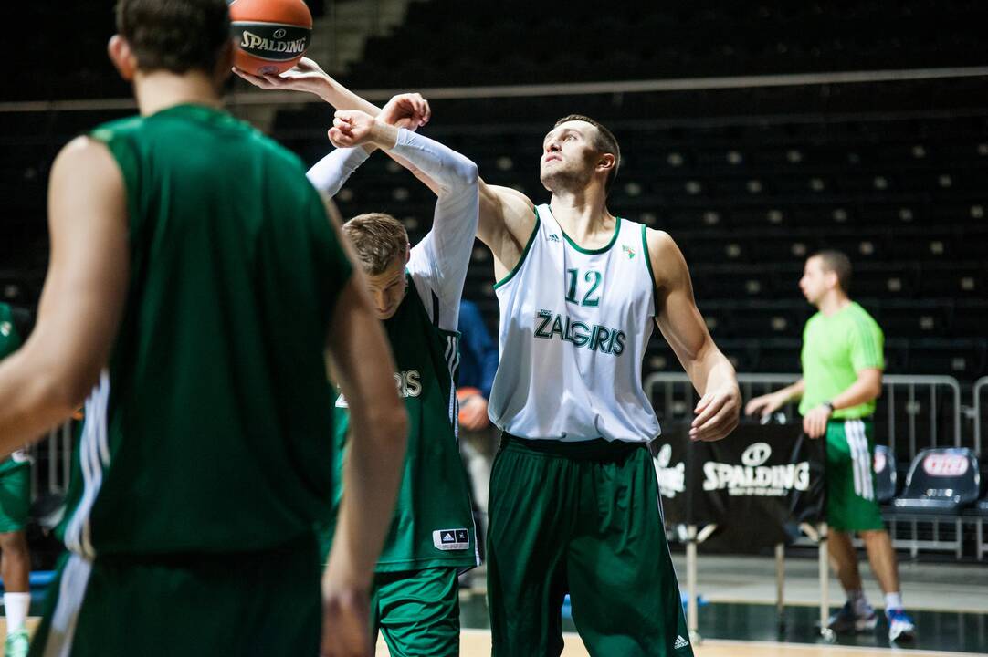 "Žalgrio" treniruotė prieš susitikimą su Bambergo "Brose Baskets"