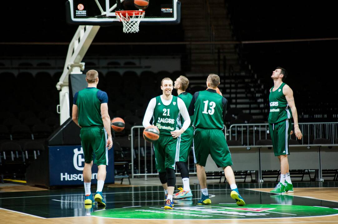 "Žalgrio" treniruotė prieš susitikimą su Bambergo "Brose Baskets"