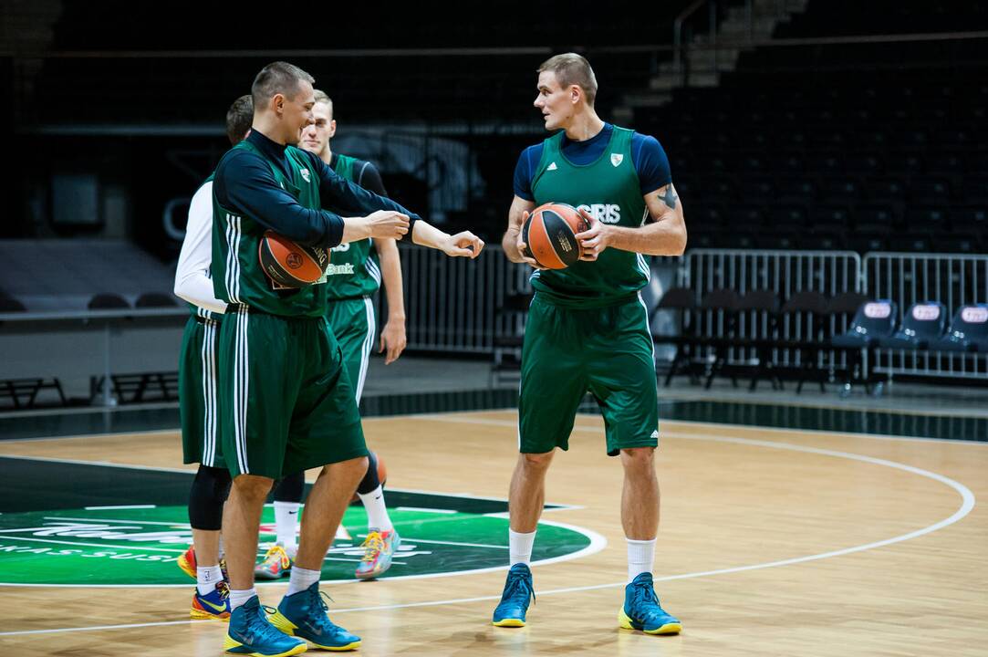 "Žalgrio" treniruotė prieš susitikimą su Bambergo "Brose Baskets"