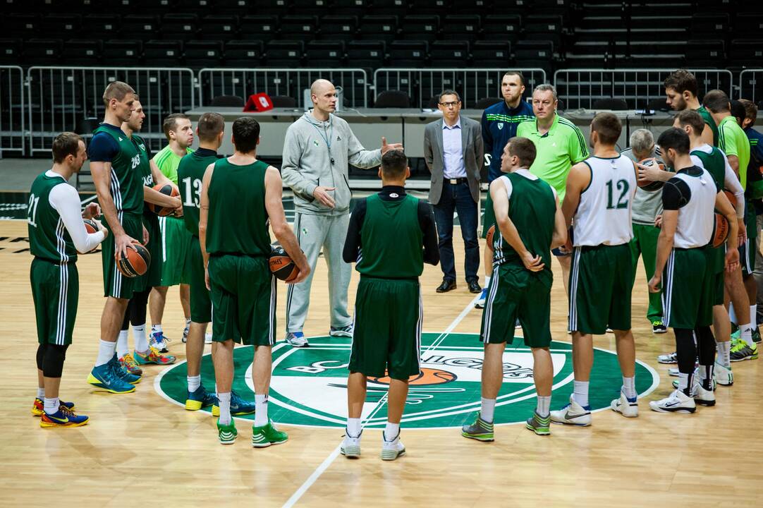 "Žalgrio" treniruotė prieš susitikimą su Bambergo "Brose Baskets"