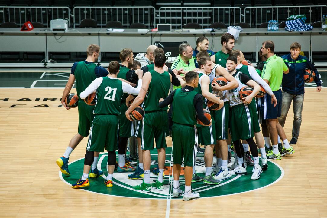 "Žalgrio" treniruotė prieš susitikimą su Bambergo "Brose Baskets"
