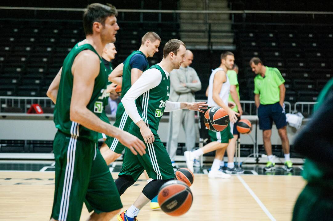 "Žalgrio" treniruotė prieš susitikimą su Bambergo "Brose Baskets"
