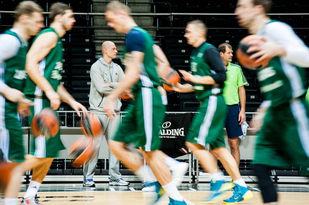 "Žalgrio" treniruotė prieš susitikimą su Bambergo "Brose Baskets"