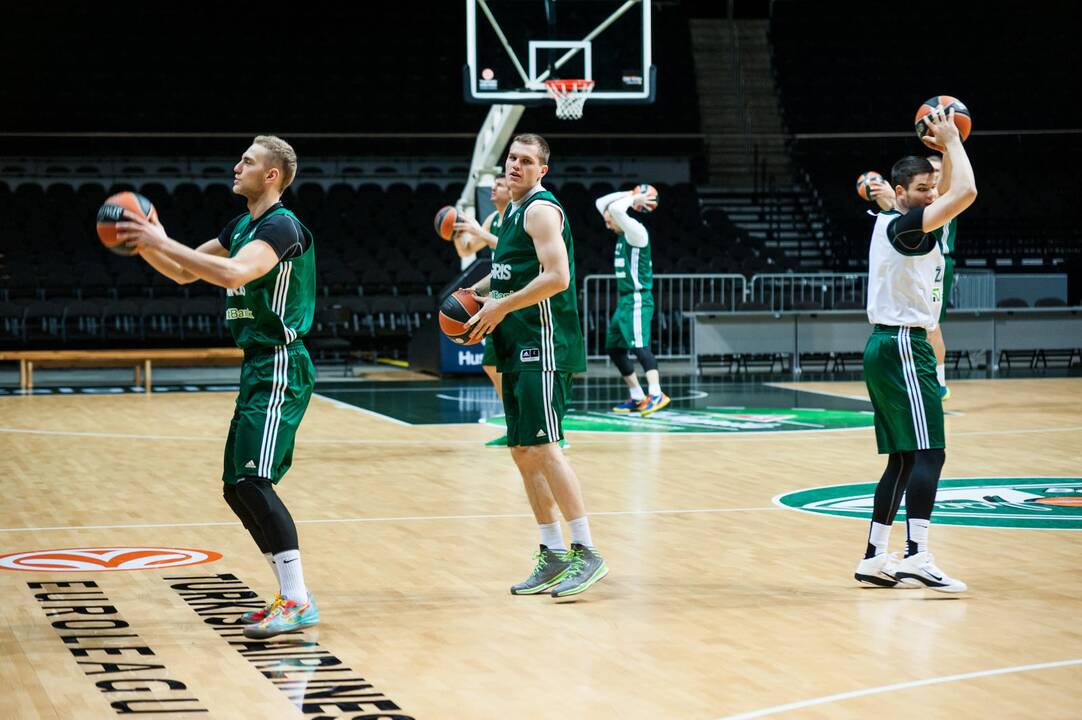 "Žalgrio" treniruotė prieš susitikimą su Bambergo "Brose Baskets"