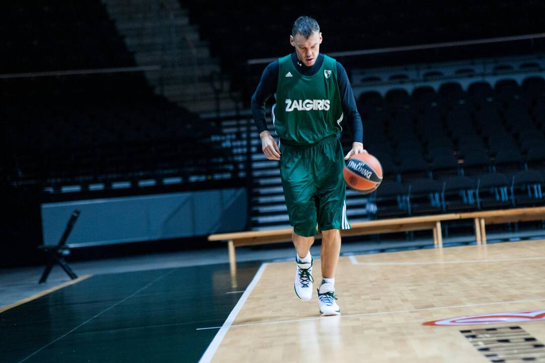 "Žalgrio" treniruotė prieš susitikimą su Bambergo "Brose Baskets"