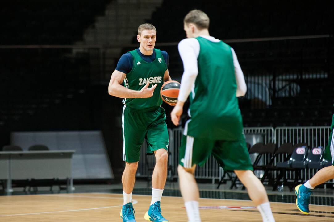 "Žalgrio" treniruotė prieš susitikimą su Bambergo "Brose Baskets"