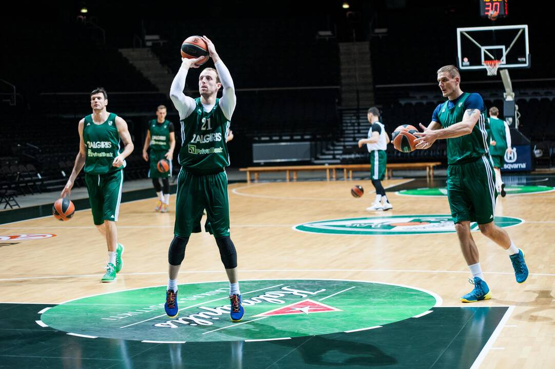 "Žalgrio" treniruotė prieš susitikimą su Bambergo "Brose Baskets"
