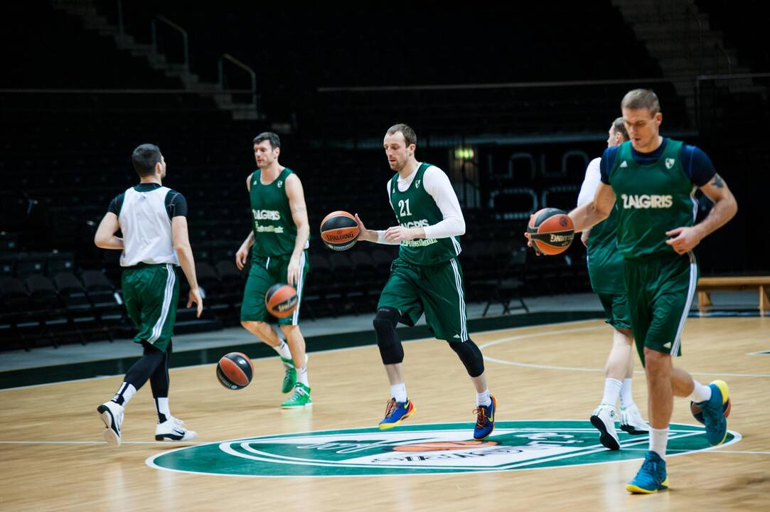 "Žalgrio" treniruotė prieš susitikimą su Bambergo "Brose Baskets"