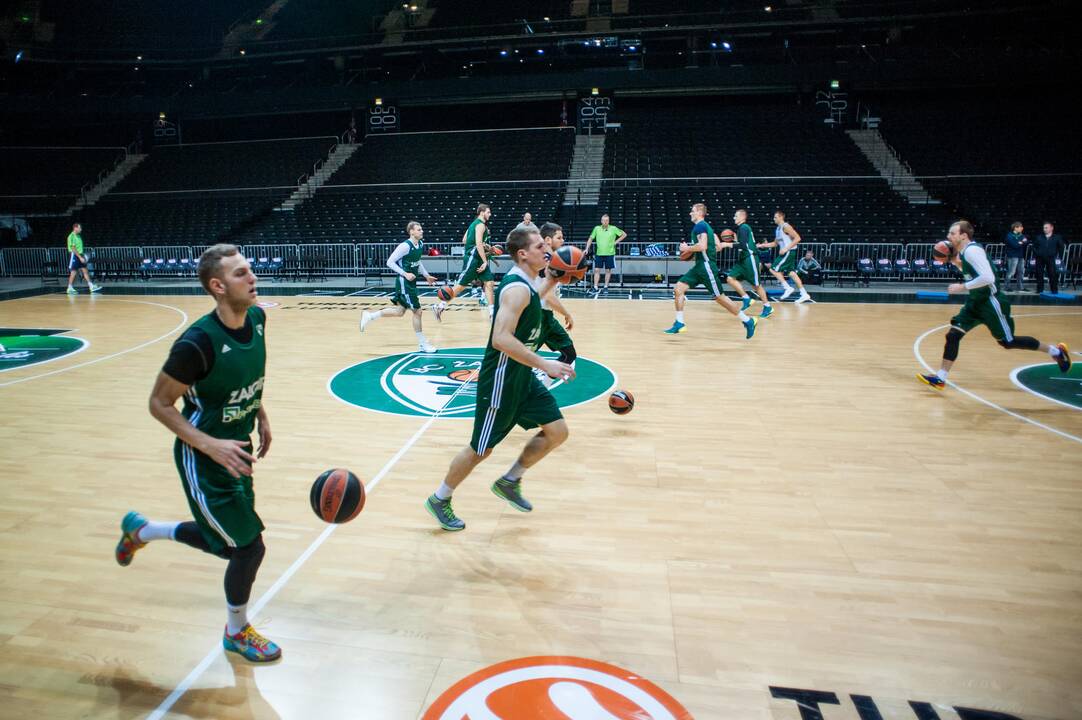 "Žalgrio" treniruotė prieš susitikimą su Bambergo "Brose Baskets"
