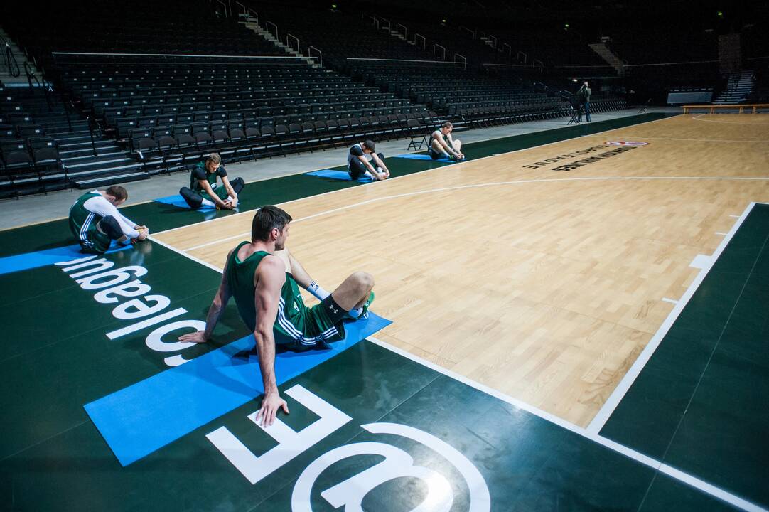 "Žalgrio" treniruotė prieš susitikimą su Bambergo "Brose Baskets"