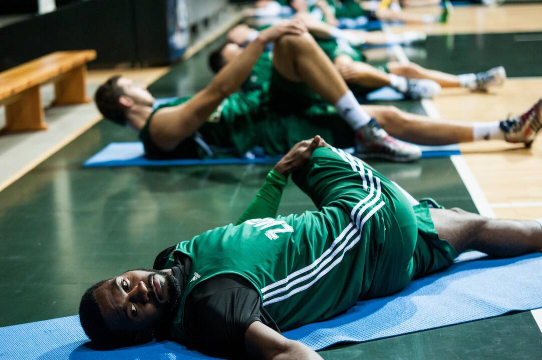 "Žalgrio" treniruotė prieš susitikimą su Bambergo "Brose Baskets"
