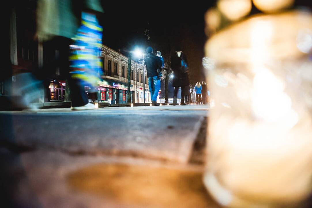 Kauną nušvietė dvyliktoji "Sielų upė"