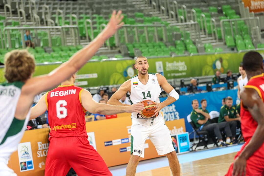 „Eurobasket“: Lietuva - Belgija