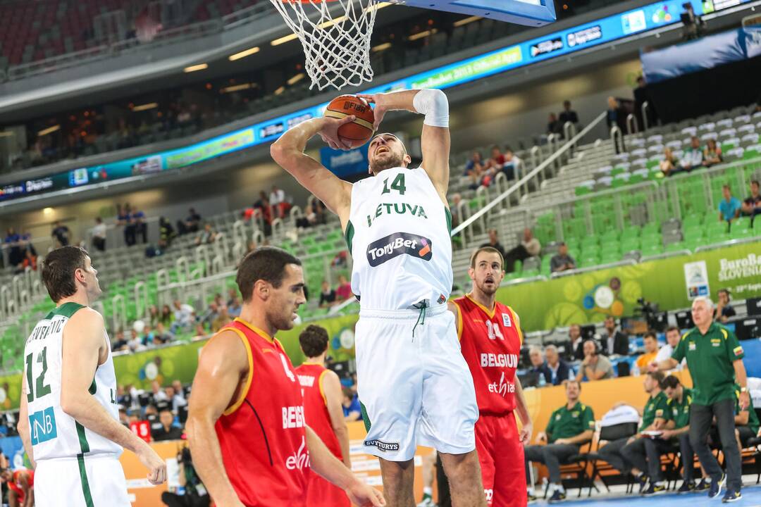 „Eurobasket“: Lietuva - Belgija