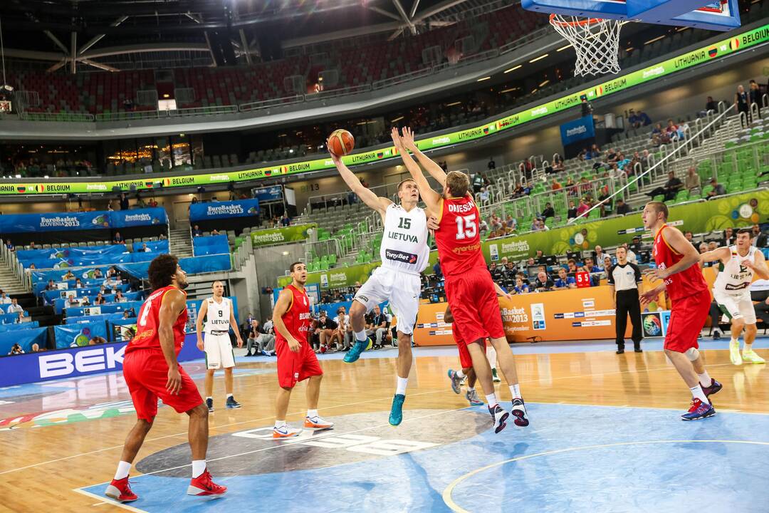 „Eurobasket“: Lietuva - Belgija