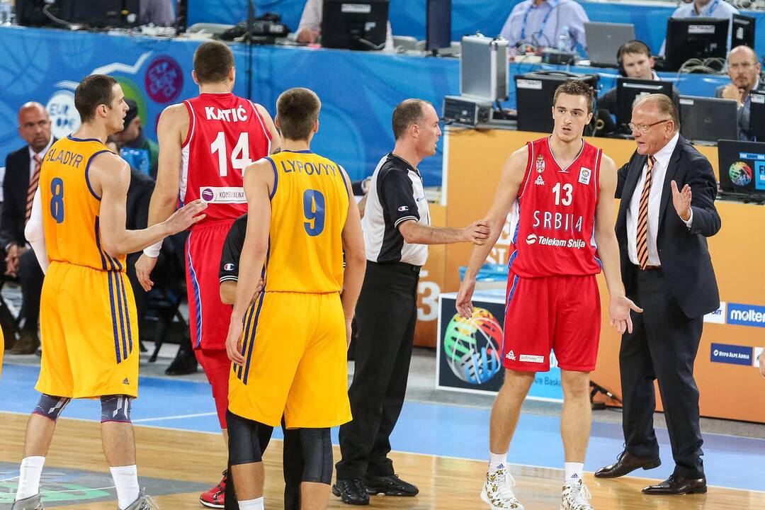 „Eurobasket“: Ukraina - Serbija